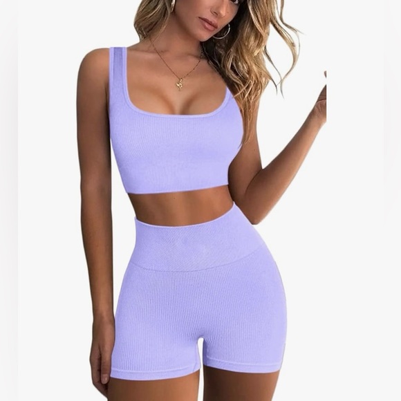 Lavender Seamless Matching Set - Picture 1 of 3